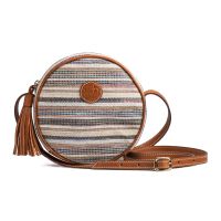 bolso rafia multicolor