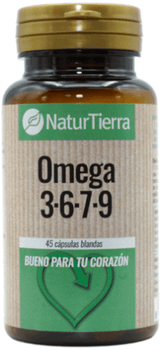 NaturTierra Omega 3,6,7 y 9 45 Cápsulas Blandas