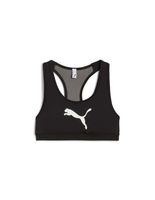 sujetador deportivo de fitness puma 4keeps bra p black big whit mujer