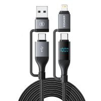 mensaje es-x70 5a 100w usb-atype-c a tipo cip cable de pantalla digital carga rapida transmision de datos nucleo de co