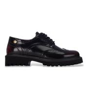 xti para mujer 14630102-burdeos zapatos 146301 burdeos 38 rojo 3 a 5cm cordones casual clasico charol