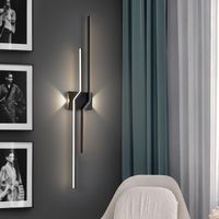 aplique de pared led zigzag 26w