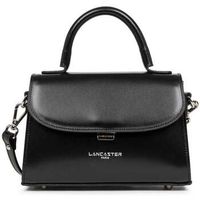 lancaster bolso de mano bolso con solapa suave even negro para mujer