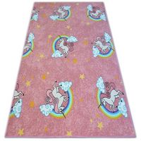 alfombra infantil unicorn unicornio rosa 400x600 cm