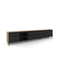 mueble tv olias-01 con puertas abatibles y diseno industrial