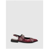 obvio zapatos bajos zapato poldo burdeos para mujer