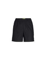 pantalones jack and jones poppy linen mujer negro