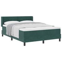cama tapizada 203x140x88 cm  - verde