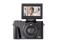 camara - engel ec 3000 b 13 mp hasta 64mp interpolados uhd 4k digital compacta 16x zoom pantalla 3 abatible wifi negro