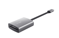 lector de tarjetas externo trust dalyx fast usb-c admite sd sdhc y sdxc hasta 2 tb 24136
