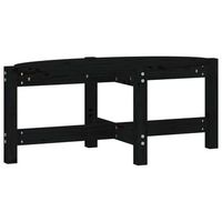 mesa de centro 48x87x35 cm madera - negro