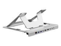 docking usb-c con soporte conceptronic donn35s 1xhdmi 4k 2xusb-a 30 1xusb-c 1xusb-c 1xrj45 pd 100w