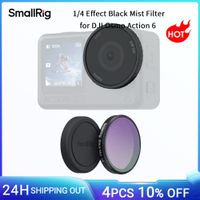 filtro de efecto black mist smallrig 14 para dji osmo action 6 con cubierta de lente de silicona diseno a presion vidrio de alta alumina -6086