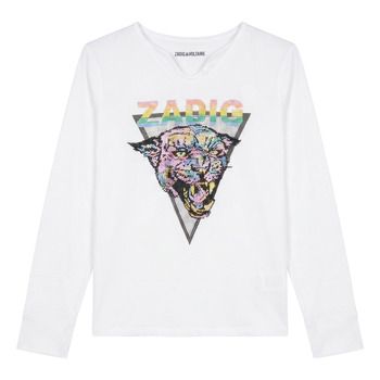 Zadig & Voltaire Camiseta manga larga X15358-10B para niña