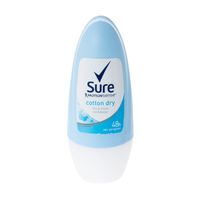 sure women anti-perspirant roll-on cotton dry