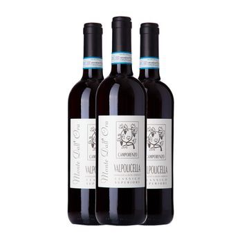 Monte Dall'ora Vino Tinto Camporenzo Superiore Valpolicella 75 Cl 13% Vol. (pack De 3 Unidades)