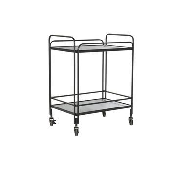 Camarera Metal Cristal 60,5x40,5x75,5 Negro
