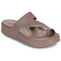 crocs chanclas getaway platform toe loop para mujer