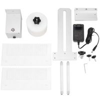 soporte para maquina de limpieza de discos y grabaciones ultrasonica elevable 100 - 240v con enchufe europeo