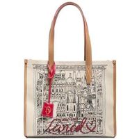 lancel bolsa capsule bolso tote l lona natural beige para mujer