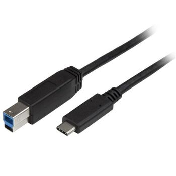 Startech USB315CB2M Cable de Impresora USB C a USB Tipo B 3.0 2m Negro