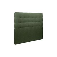 cabecero acolchado 160 cm - tela natte verde caqui