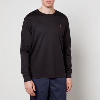 polo ralph lauren cotton-jersey top - s