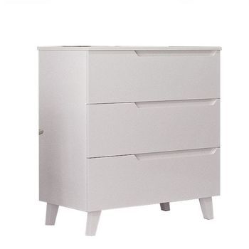 Kibath Mueble De Baño Con Lavabo Victoria 80x45 Cm Acabado Blanco Mate 3 Cajones Con Patas