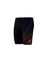 banador speedo medley logo jammer hombre negroneon coral