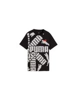 camiseta puma ess logo lab brand  black nino