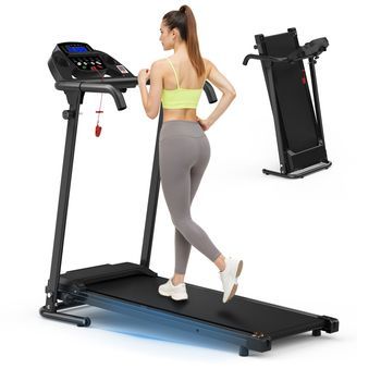 Cinta De Correr - Aparato Para Fitness - Acero - Negro (129x62x115cm)