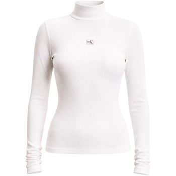 Calvin Klein Jeans Jersey LS WOVEN LABEL TURTL LV047D203G para mujer