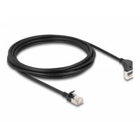 cable de red rj45 cat6a sftp slim 90 acodado 3 m negro delock