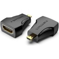 adaptador hdmi vention aitb0 micro hdmi macho chapado en oro resolucion 1080p