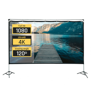 iggual Pantalla exterior portable 100 221x124 cm