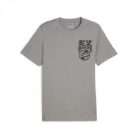 camiseta manga corta baloncesto puma hoops 2 grey