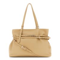 bolso de compras con efecto piel granulada taupe taglia unica