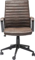 silla oficina giratoria marron