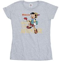 pinocchio camiseta tales of adventure para mujer