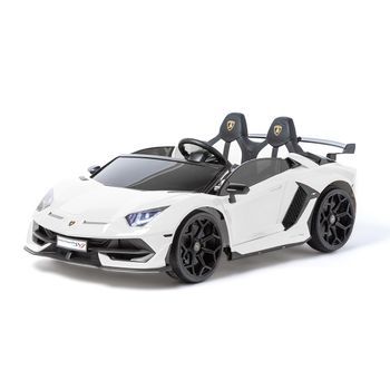 Lamborghini Aventador 24v Drift Y Mp4 Blanco - Coches Eléctricos Para Niños Con Batería 24v, Tamaño Xxl Y Los Mejores Extras