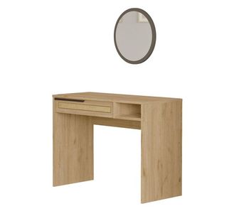 Consola ocean, de estilo moderno, mide 75x100x45 cm y tiene 1 cajón y 1 estante