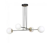 lampara colgante signo negro 4 luces marca wonderlamp