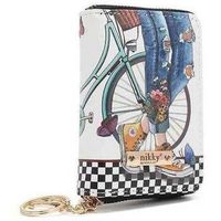 nikky by nicole lee cartera tarjetero de acordeon con cremallera step by step para mujer