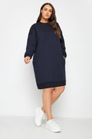 yours vestido sudadera azul marino mujer curvy y tallas grandes yours