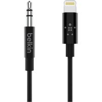 belkin cable de audio de 35 mm con conector lightning negro
