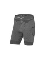 pantalones de running joluvi trail tech mujer negro antracita
