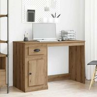 vidaxl escritorio roble artisan 50 x 115 x 75 cm madera de ingenieria