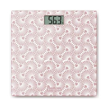 Terraillon Báscula Electrónica De Baño Rosa, 160 Kg/100 G - Onesakura