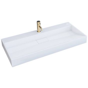 Lavabo De Resina Rea Goya White