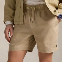 polo ralph lauren prepster linen shorts - m
